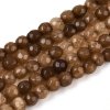 2321h Jadeit kamień naturalny fasetowany 4-4,5mm pasmo 37cm